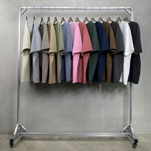 เสื้อยืดวิ<span class=keywords><strong>น</strong></span>เทจสำหรับผู้ชาย<span class=keywords><strong>2</strong></span>ชิ้นใส่สบายชุดกางเกงขาสั้นผ้าฝ้าย100% โอเวอร์ไซส์และเสื้อยืดซักกรดเหมาะสำหรับผู้ชาย - Product Image 4