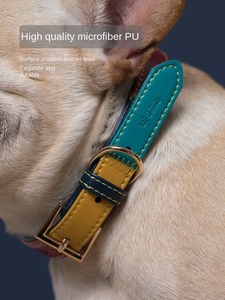 Vente chaude Laisse pour animaux de compagnie en cuir PU personnalisée Douce et durable Colliers pour chiens Colliers pour animaux de compagnie - Product Image 2