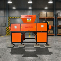 Broyeur de ferraille semi-automatique le plus vendu, capacité 500-1000 kg/h pour le recyclage industriel