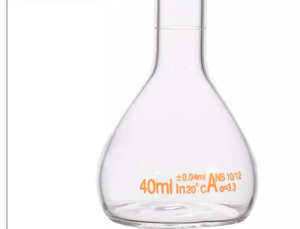 ขวดแก้วสีน้ำตาลปริมาตรขนาด10 25 50ml100ml250ml500ml ขวดปริมาตรพร้อมจุกและปากพื้น - Product Image 5