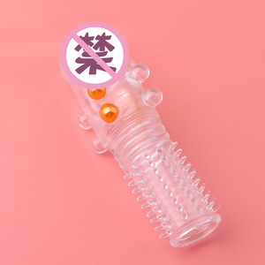 Funda de goma suave con púas de Dragon Ball extendida para estimulación masculina, juguete sexual para adultos - Product Image 1