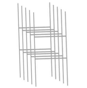 Heavy-Duty Metal Support 4mm Corrugated Advertising Board Pillar Bracket H <strong>Wooden</strong> <strong>Stake</strong> <strong>for</strong> Yard Sign <strong>Garden</strong> Supply - Product Image 1