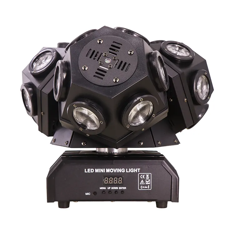 Lumière de scène laser à 3 faisceaux lumineux DJ Disco Ball 18pcs x 10w Led Rgbw Fast Moving Head Light 200W