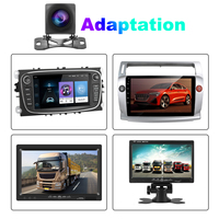 (Stock US/UE/Royaume-Uni/Australie) Caméra de recul de voiture Podofo CVBS&AHD étanche, 170 degrés, vision nocturne, grand angle