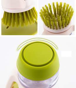 Brosse de lavage pour casseroles et poêles Brosse de nettoyage pour le dessus de la cuisinière Brosse d'ajout de liquide pour casseroles et poêles de cuisine - Product Image 3