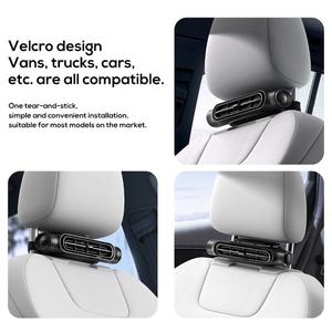 Ventilador de Asiento de Coche Recargable USB Portátil Pluska CF07, Ventilador de Reposacabezas de Coche Universal sin Aspas, Ventilador de Asiento Trasero de Coche - Product Image 3