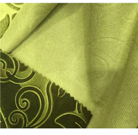 Tissu en velours hollandais 3D gaufré, respirant, 100% polyester, personnalisable, pour la décoration de la maison