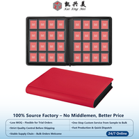 Classeur de cartes à collectionner personnalisé 1024 emplacements 16 pochettes en cuir PU avec fermeture éclair pour cartes de sport et de jeu sous protège-cartes et toploaders
