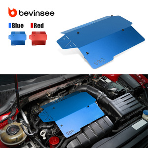 Bevinsee ฝาครอบเครื่องยนต์อลูมิเนียมสำหรับ VW, สำหรับ Alltrack arteon Golf <span class=keywords><strong>Jetta</strong></span> <span class=keywords><strong>sportwagen</strong></span> 06K103925G - Product Image 1