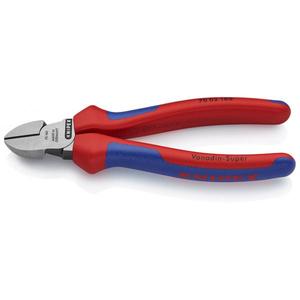KNIPEX - 70 02 160 SB Tête de coupe diagonale polie, poignées avec poignées multi-composants, avec tranchant allongé - Product Image 1