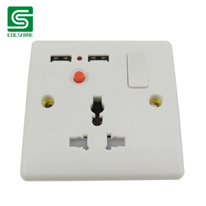 COLSHINE <strong>UK</strong> Standard USB Charging Wall Mounted Power <strong>Socket</strong> <strong>13A</strong> 250V Durable - Product Image 6