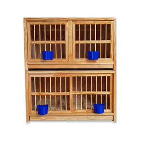 Boîte à pigeons d'élevage nichoirs vierges bon marché <span class=keywords><strong>Cage</strong></span> d'élevage de pigeons Cages à oiseaux en bois de marque privée - Product Image 5