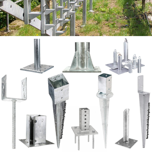 Fabriek Op Maat Gemaakte Heavy Duty Thermisch Verzinkte Post Anker Steun Beugel Voor Hek Houten Post Basis - Product Image 2