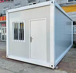 Maison conteneur extensible en panneaux sandwich, à prix abordables, pour extérieur, avec structure démontable, utilisable comme entrepôt, salon ou atelier - Product Image 4