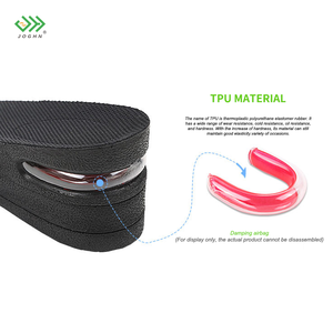 Soletta Rialzante Interna a Tre Strati in PU da 6cm per Scarpe Casual e Sportive da <span class=keywords><strong>Uomo</strong></span> e Donna - Product Image 5