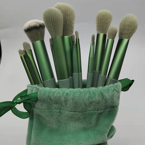 13pcs Makeup Brush Set with Storage Bag Synthetic Hair Eyeshadow <b>Foundation</b> Cosmetic Brushes - Product Image 4