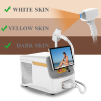 Appareil d'épilation au laser diode professionnel portable avec analyse de la peau par IA pour clinique de beauté, salon, spa