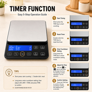 Factory Direct LCD Display <b>Timer</b> Tare PCS Unit stainless steel electronic <b>digital</b> food weighing <b>kitchen</b> scale balance cuisine - Product Image 2