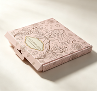 Boîte d'expédition rose personnalisée pour kit de fête de bachelorette, emballage cadeau avec motif floral