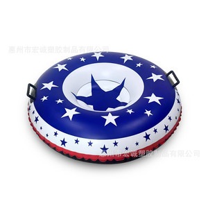 Inflatable Snow Tube 120Cm Thickened PVC Winter Snow Sled For Adults And Kids Outdoor Fun - Product Image 4