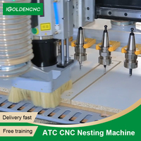 Máquina Router CNC de Alto Rendimiento para Procesamiento de Puertas de Gabinetes, Máquina para Fabricación de Muebles