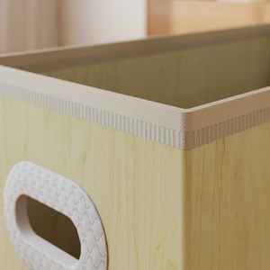 Authentische Faltbare Handgewebte Aufbewahrungswürfel Schrank-<span class=keywords><strong>Organizer</strong></span> Körbe Heim- und Büro-Regalboxen Platzsparende Behälter - Product Image 3