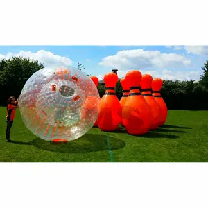 Bola de rodillo inflable de PVC/TPU, Bola de hámster humano, Zorb, precio barato, a la venta