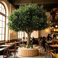 Arbre d'olivier artificiel sur mesure de 16 pieds de haut pour la décoration intérieure et extérieure