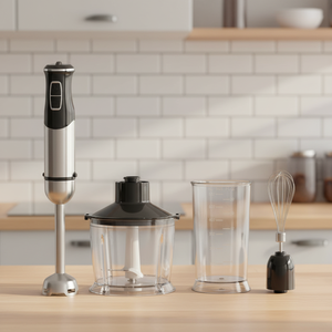 Mixeur plongeant électrique domestique 1000W à vitesse variable, presse-agrumes pour <span class=keywords><strong>la</strong></span> maison avec bol mélangeur, pour mélanger les œufs - Product Image 1