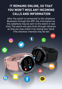 Reloj inteligente con pantalla redonda GS47 con correa <span class=keywords><strong>de</strong></span> silicona, tecnologí<span class=keywords><strong>a</strong></span> portátil para hombres y mujeres, relojes inteligentes - Product Image 6