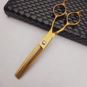 Tijeras de Peluquería Erful de 6.0 Pulgadas, Chapadas en Oro, Tijeras de Entresacar para Diestros, Herramientas de Salón de Belleza - Product Image 3
