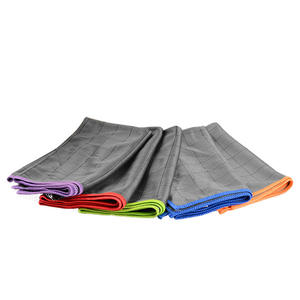 अनुकूलित उच्च गुणवत्ता वाले ग्लास सफाई कपड़े कार्बन फाइबर खिड़की कार धोने तौलिया पॉलिश लिंट मुक्त कपड़े - Product Image 3