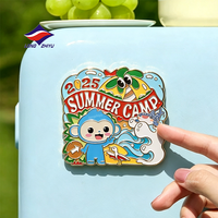 LZY, fabricant depuis 20 ans, aimants de réfrigérateur en métal 2D avec logo personnalisé, émail souple, souvenirs touristiques de ville, autocollants magnétiques pour réfrigérateur