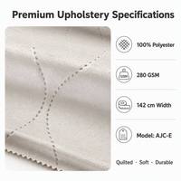 Tissu de canapé de haute qualité, tissu de canapé matelassé en velours, tissu tricoté 100% polyester pour la tapisserie de canapé, pour meubles et salon