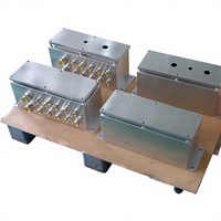 Boîtier de jonction antidéflagrant en acier inoxydable LD SS304 de 2 mm d'épaisseur, IP66 Ex Eb IIC T6 Gb DC24V 10A, finition brossée