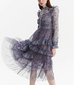 Hot xu hướng sản phẩm quần áo nhà sản xuất CHIC phong cách thanh lịch hoa giản dị Dresses mùa xuân mùa hè ăn mặc cho phụ nữ - Product Image 3