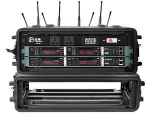 2U 3U 4U 6U plástico duro Profundidad de seguridad plástico 6U <span class=keywords><strong>Rack</strong></span> Case para <span class=keywords><strong>Shure</strong></span> Ulx4D a prueba de golpes negro Ata Amp <span class=keywords><strong>Rack</strong></span> Case dos puertas - Product Image 2