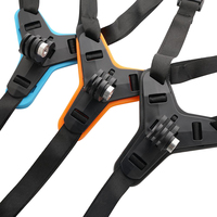 Support de mentonnière pour casque de moto, accessoires pour caméra d'action GoPro Hero 5/6/7, caméra d'action pour sports