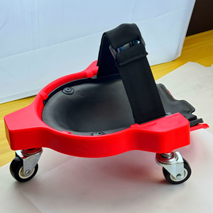 <b>Rolling</b> Knee Pad Adjustable Multi Directional Moving For Bricklayers And Workers - Product Image 1