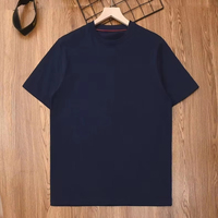 Camiseta de Hombre 2026, Nueva, de Alta Calidad, Verano, Transpirable, Cuello Redondo, Cómoda, Informal, Lisa, Absorbe la Humedad, Estilo Vintage