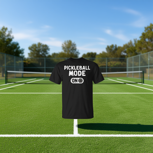 Pickleball Mode On <b>T</b>-<b>Shirt</b> For <b>Men</b> Women Pickleball <b>Sport</b> Wear - Product Image 3