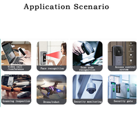 Módulo de Cámara de Control de Acceso con Reconocimiento Biométrico de Venas de la Palma de la Mano LLGCAM TM-81-P, Sistema de Asistencia de Alta Resolución 1080P, USB Tipo-C