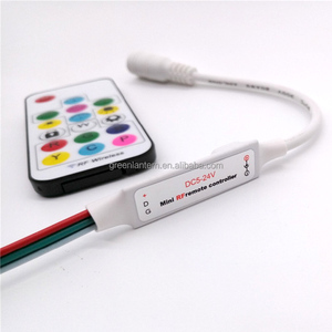 Sp104e 17key <span class=keywords><strong>mini</strong></span> controle remoto sem fio, led, sinal spi para ws2812 ws2811, cor dos sonhos, dc 5v, 12v, 24v - Product Image 3