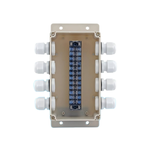 158x90x60mm Waterproof Junction Box Four-in-four-out 15A Terminal Block PG11 Cable Gland <b>Enclosure</b> Terminal box - Product Image 6