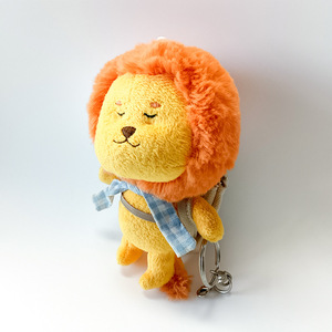 CE/ASTM OEM venta al por mayor personalizado nuevo juguete de peluche León bosque <span class=keywords><strong>rey</strong></span> muñeca llave colgante llavero de peluche - Product Image 2