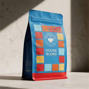 Sacs à café vides en gros, refermables, avec impression personnalisée du logo, fermeture éclair, étanches à l'<span class=keywords><strong>air</strong></span> et à l'humidité, emballage pour café - Product Image 5