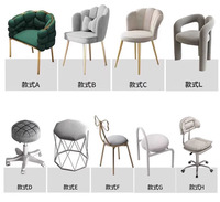 Table de manucure multifonctionnelle de luxe légère avec lampe et aspirateur pour une ou deux personnes
