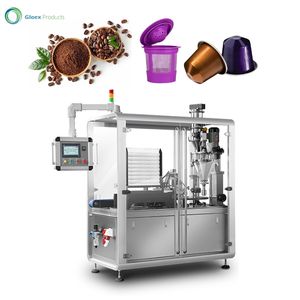 Máquina empacadora de cápsulas de café Nespresso con forma personalizada automática de tipo rotativo, llenado y sellado - Product Image 1