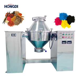 Mélangeur à double cône en acier inoxydable, mélangeur de poudre, moteur AC, automatique, haute efficacité pour le mélange d'aliments, de produits chimiques et de plastiques, 500L - Product Image 2