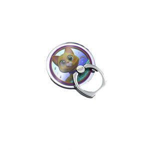 Soporte de Anillo para Teléfono con Diseño de Dibujos Animados, Acrílico, Doble Ajuste, para Gimnasio, con Etiqueta de Letra - Product Image 5